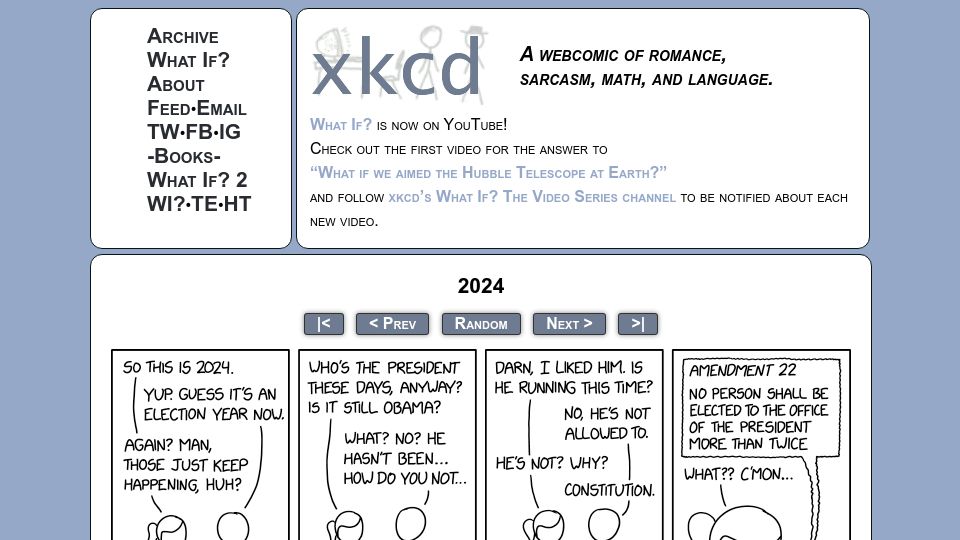 Screenshot of xkcd.com: 2024