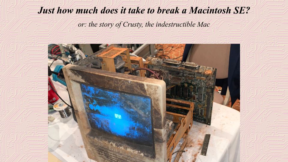 Screenshot of geocities.ws: Crusty, the Indestructible Mac