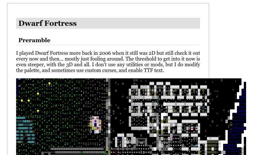 Screenshot of androidarts.com: Dorf Fort (2020)
