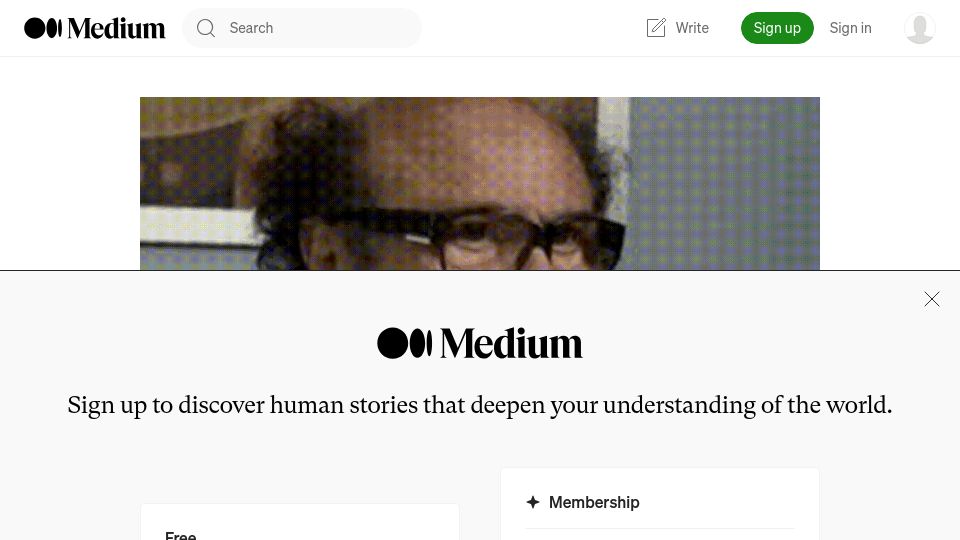 Screenshot of medium.com: On a Tesla: Don't