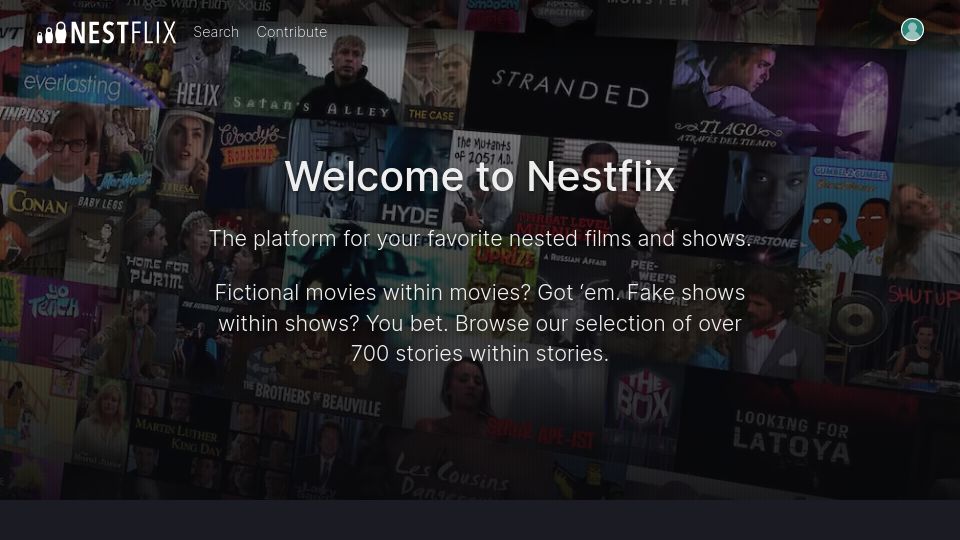 Screenshot of nestflix.fun: Nestflix
