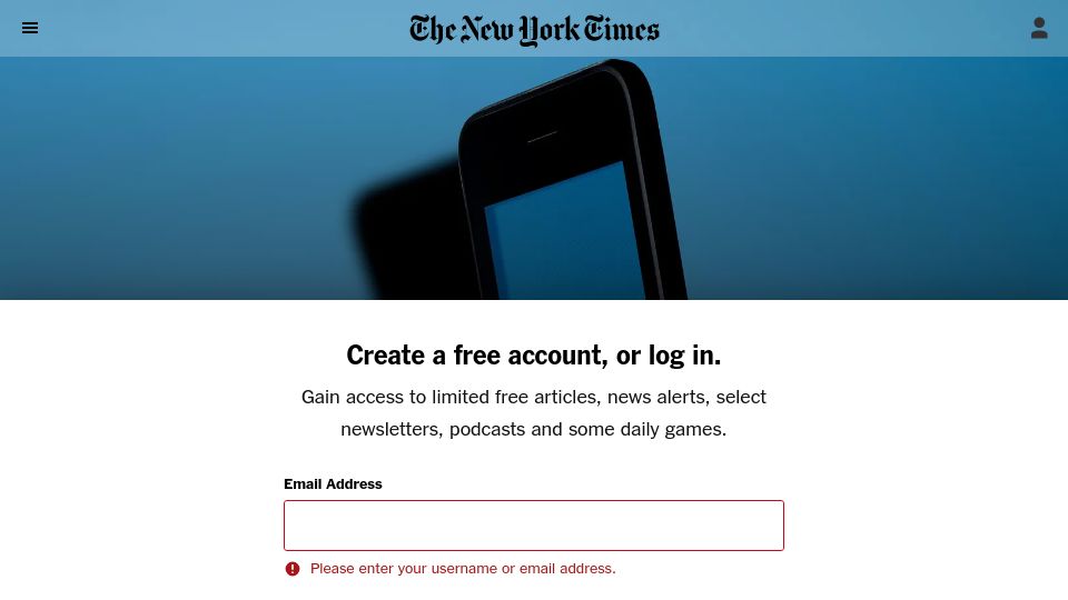 Screenshot of nytimes.com: I was addicted to my smartphone, so I switched to a flip phone for a month
