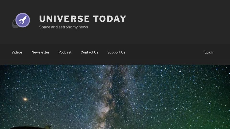 Screenshot of universetoday.com: Are we stuck with the Zoo Hypothesis?