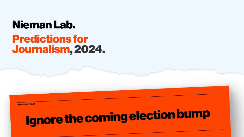 Screenshot of niemanlab.org: News could end up as Art important to few elites marginal to the rest