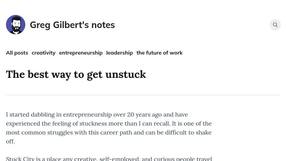 Screenshot of ggnotes.com: The best way to get unstuck