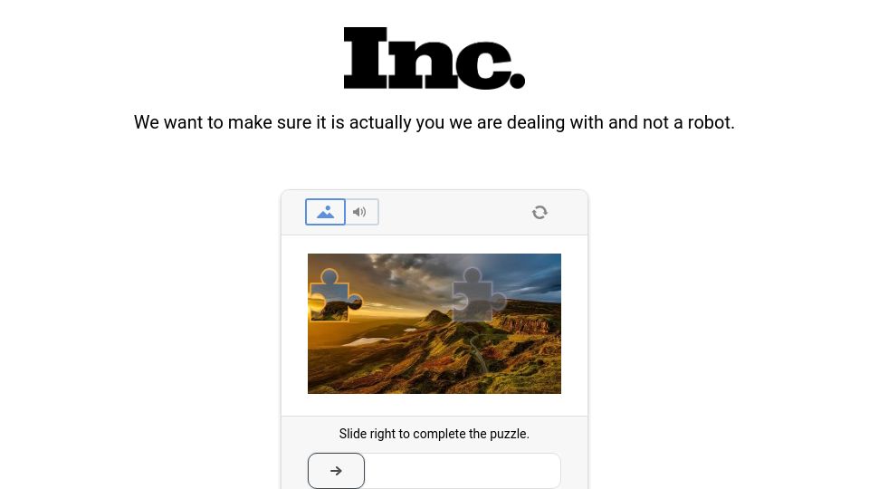 Screenshot of inc.com: Being generous, thoughtful, and kind is a sign of high intelligence