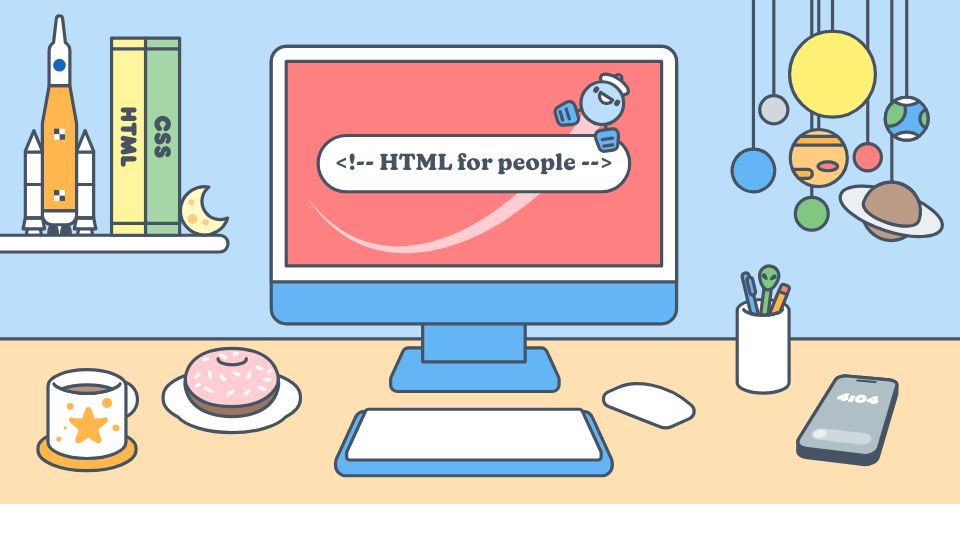 Screenshot of htmlforpeople.com: Show HN: HTML for People
