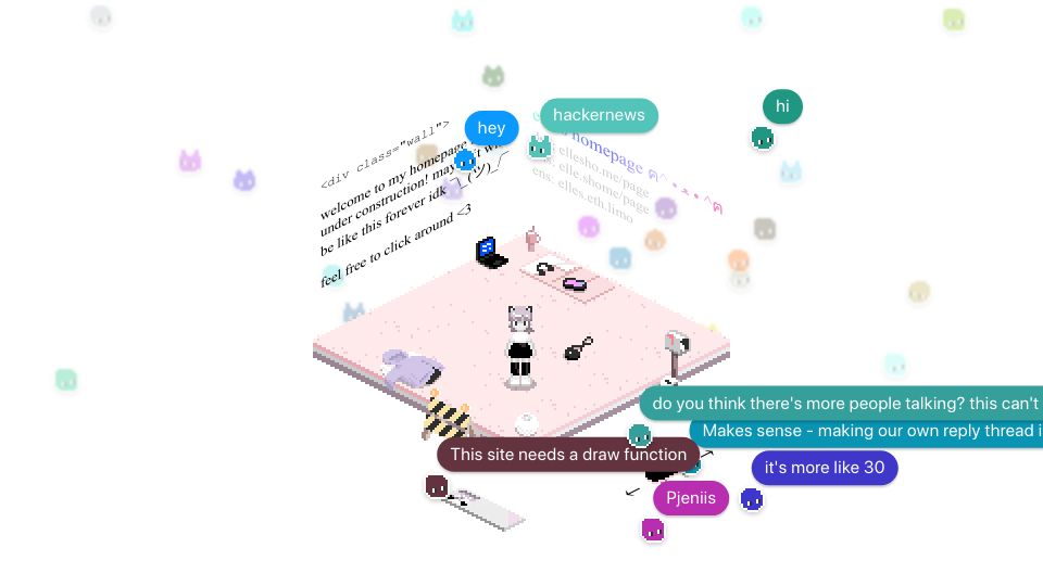 Screenshot of ellesho.me: Elle's Homepage