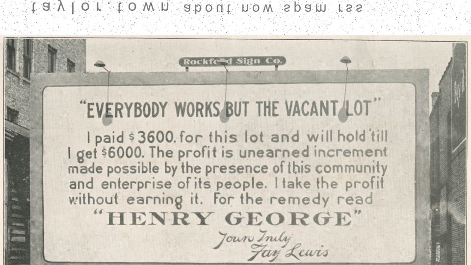 Screenshot of taylor.town: A Georgist's Guerilla Gardening Guide