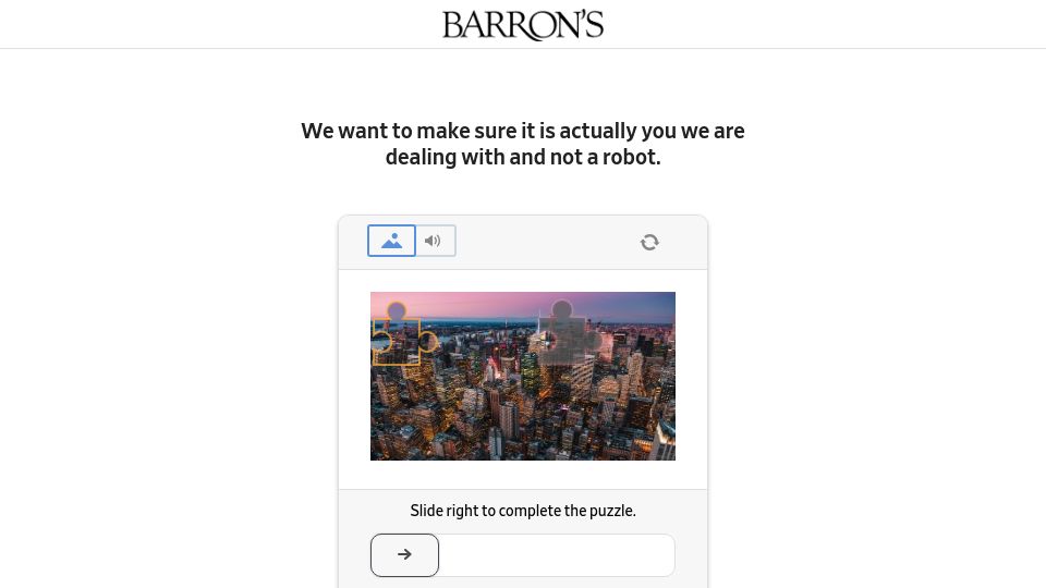 Screenshot of barrons.com: Nvidia Stock Rises. AMD's New AI Chip Is Not Competitive