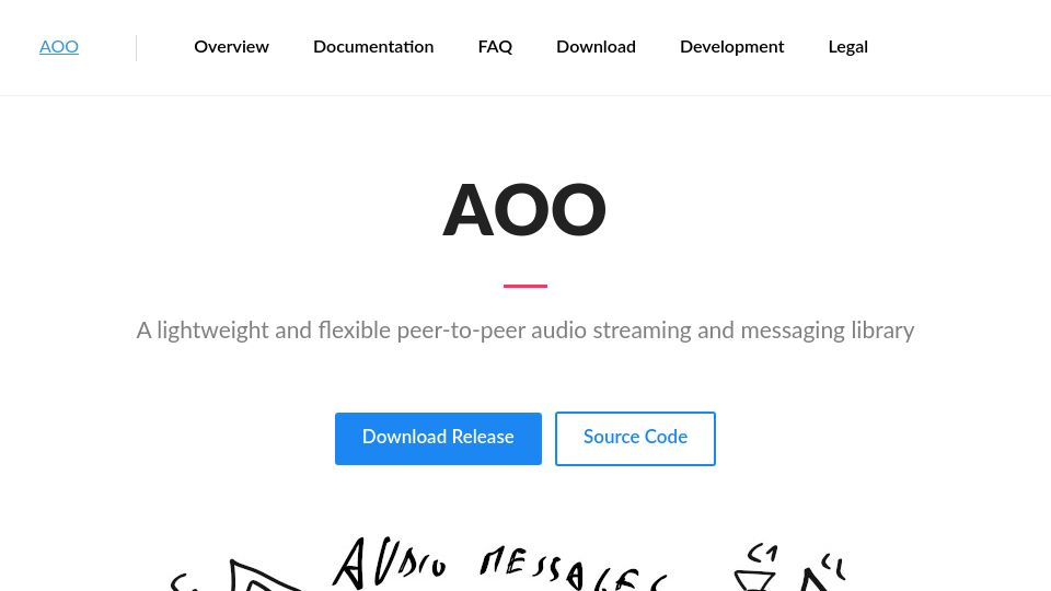 Screenshot of aoo.iem.sh: Show HN: AOO – C++ library for real-time audio streaming and messaging