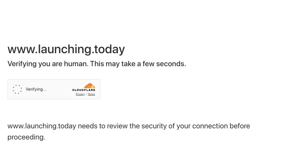 Screenshot of launching.today: Show HN: I'm building a Product Hunt alternative, it's 4 days old