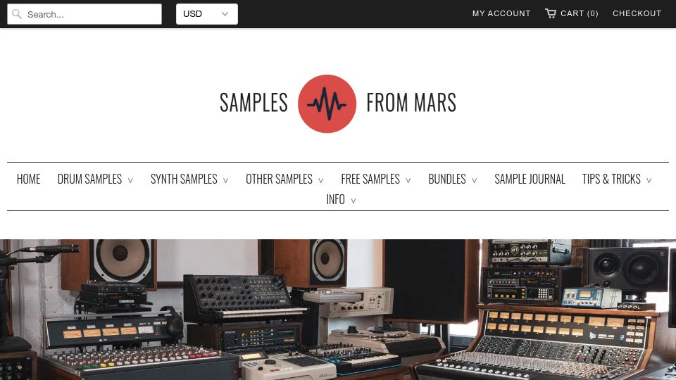 Screenshot of samplesfrommars.com: The Origin of Samples from Mars (2023)