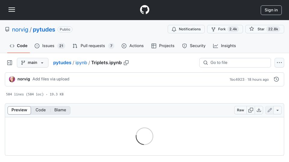 Screenshot of github.com: The Languages of English, Math, and Programming