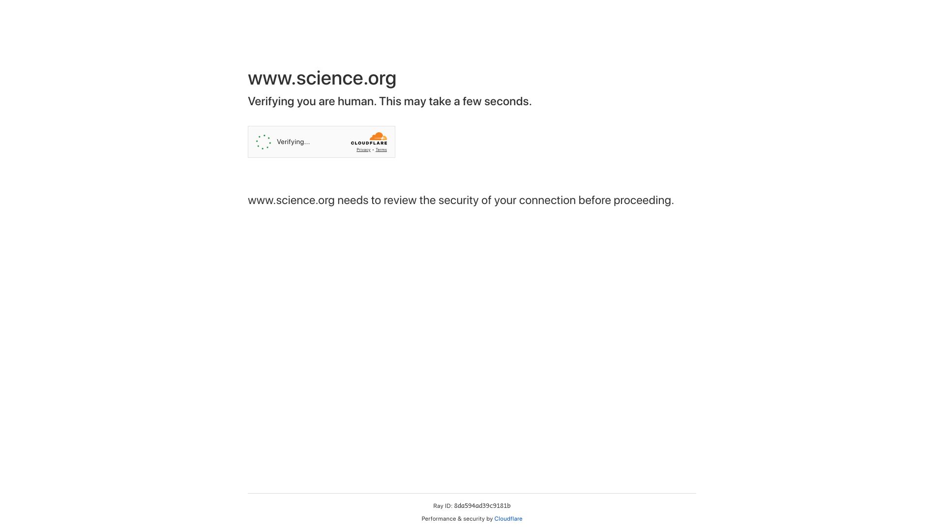 Screenshot of science.org: GLP-1 for Everything