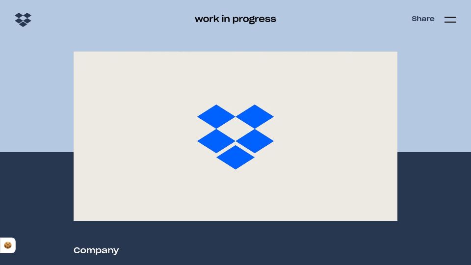Screenshot of blog.dropbox.com: Dropbox announces 20% global workforce reduction