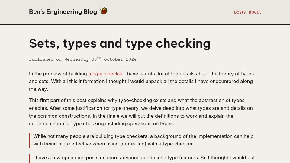 Screenshot of kaleidawave.github.io: Sets, types and type checking