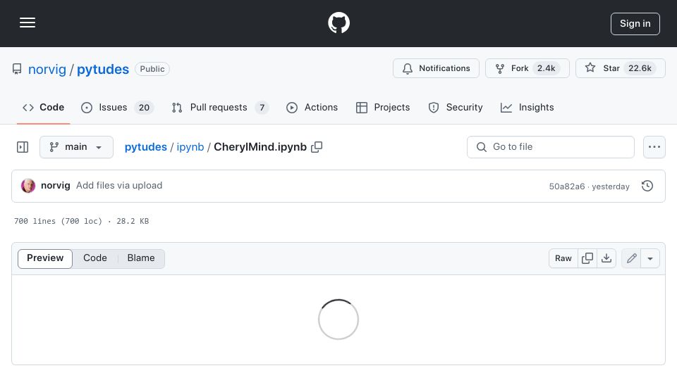 Screenshot of github.com: LLMs, Theory of Mind, and Cheryl's Birthday