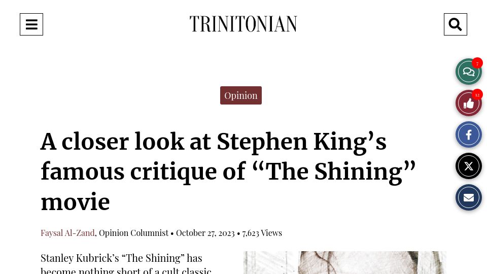Screenshot of sensesofcinema.com: King vs. Kubrick: The Origins of Evil (2020)