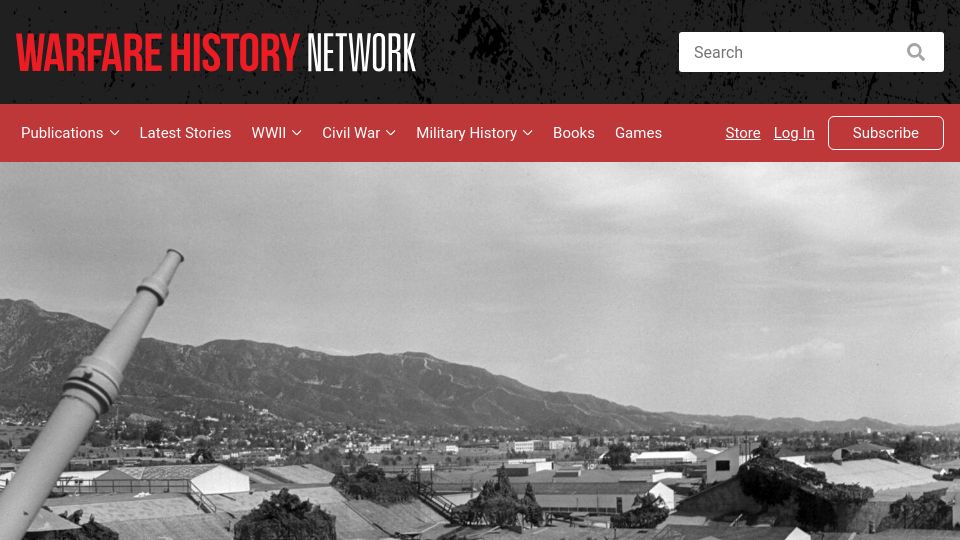 Screenshot of warfarehistorynetwork.com: Boeing Wonderland: The Fake Cities on America's West Coast (2013)