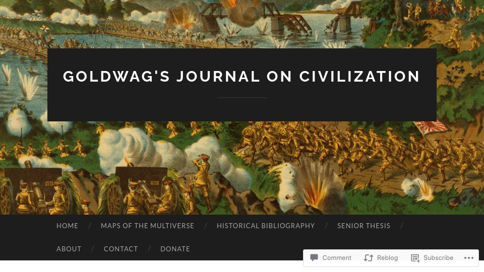 Screenshot of nathangoldwag.wordpress.com: Visualizing World War II