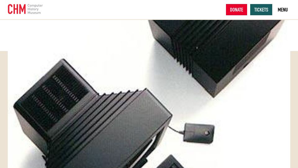 Screenshot of computerhistory.org: Steve Jobs, NeXTSTEP, and early object-oriented programming (2016)