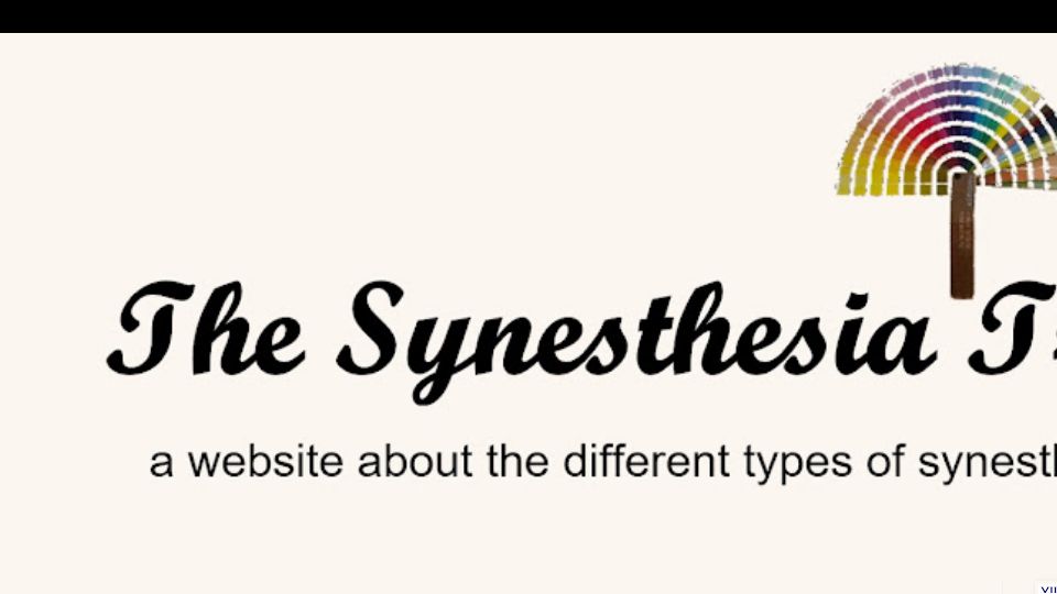 Screenshot of thesynesthesiatree.com: Ticker Tape Synesthesia