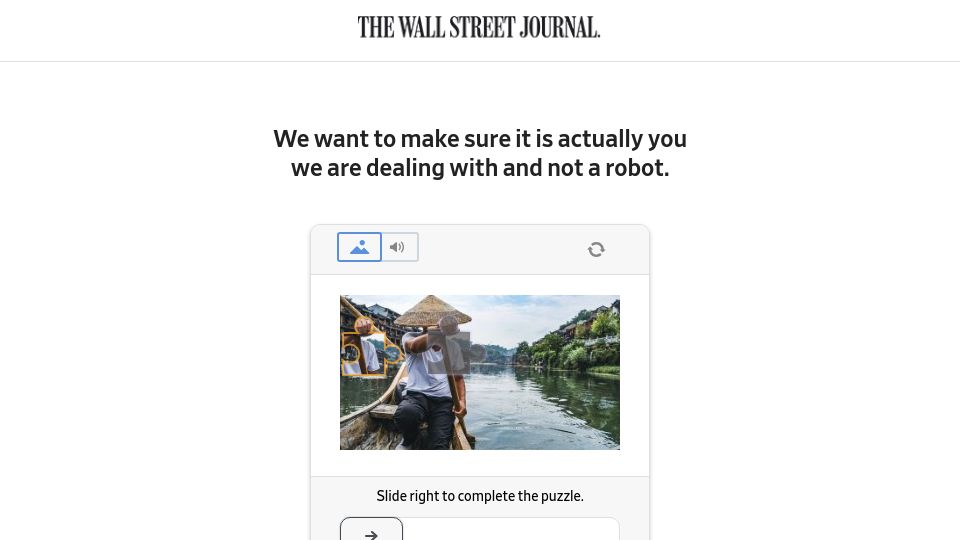 Screenshot of wsj.com: Meta Fined $843M by EU over Marketplace Ads