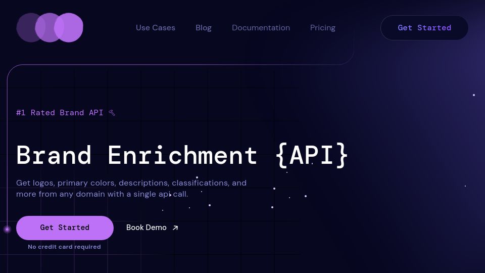 Screenshot of brand.dev: Show HN: Get any domain's brand data via API
