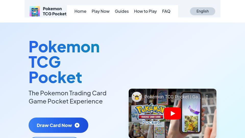 Screenshot of pokemontcgpocket.app: Pokemon TCG Pocket Hub – Open-Source Multilingual Card Game Resource Platform