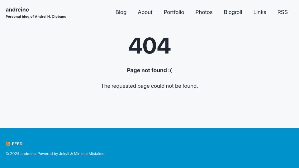 Screenshot of andreinc.net: A joke in approximating numbers raised to irrational powers
