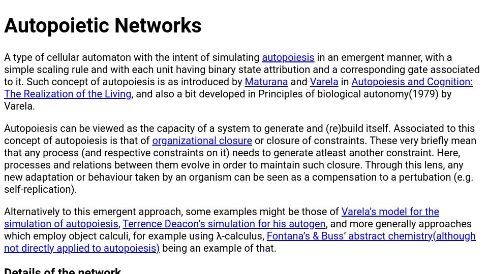 Screenshot of gbragafibra.github.io: Autopoietic Networks