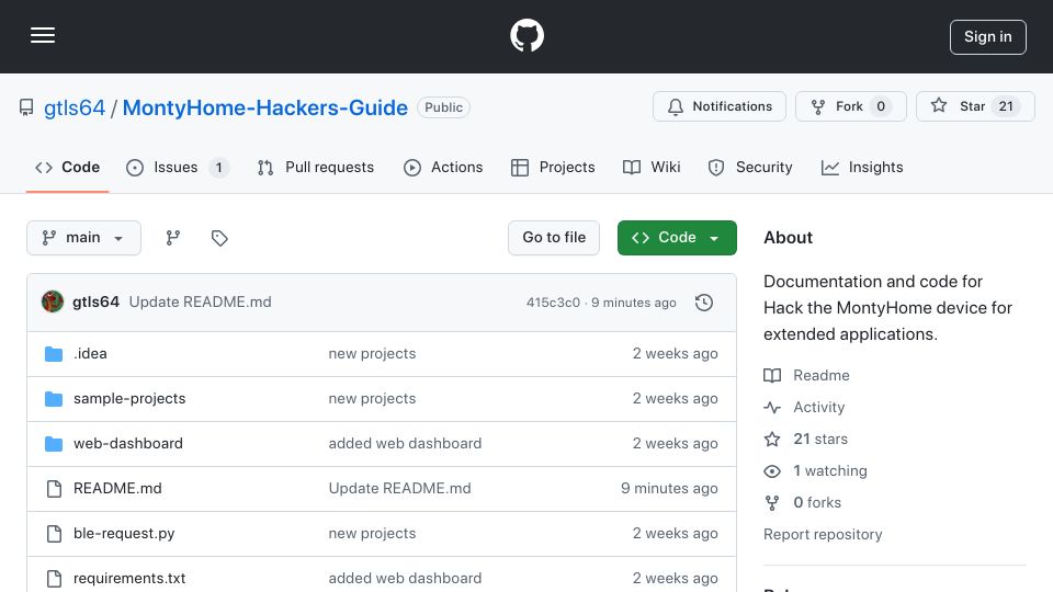 Screenshot of github.com: Show HN: We open-sourced our compost monitoring tech