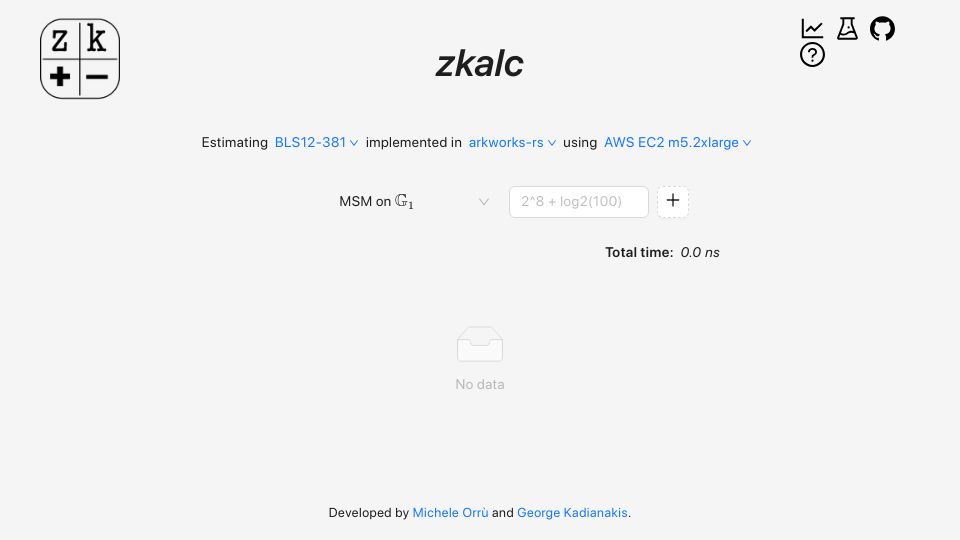 Screenshot of zka.lc: Cryptographic Calculator