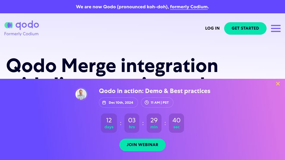 Screenshot of qodo.ai: Qodo automatically verifies PR complies with Jira ticket or GitHub issue