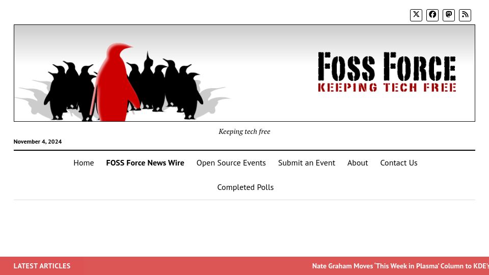 Screenshot of fossforce.com: Once Linux's Biggest Enemy: Darl McBride Dies and Nobody Notices