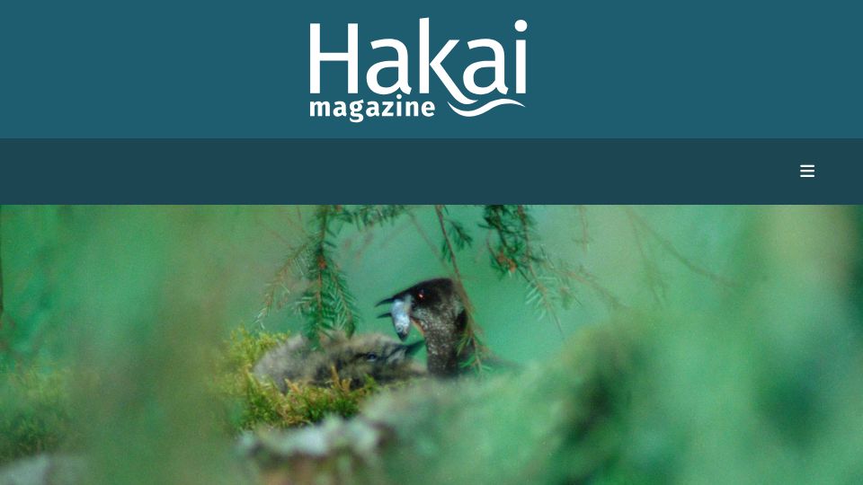 Screenshot of hakaimagazine.com: Listening in on the Mysterious Marbled Murrelet