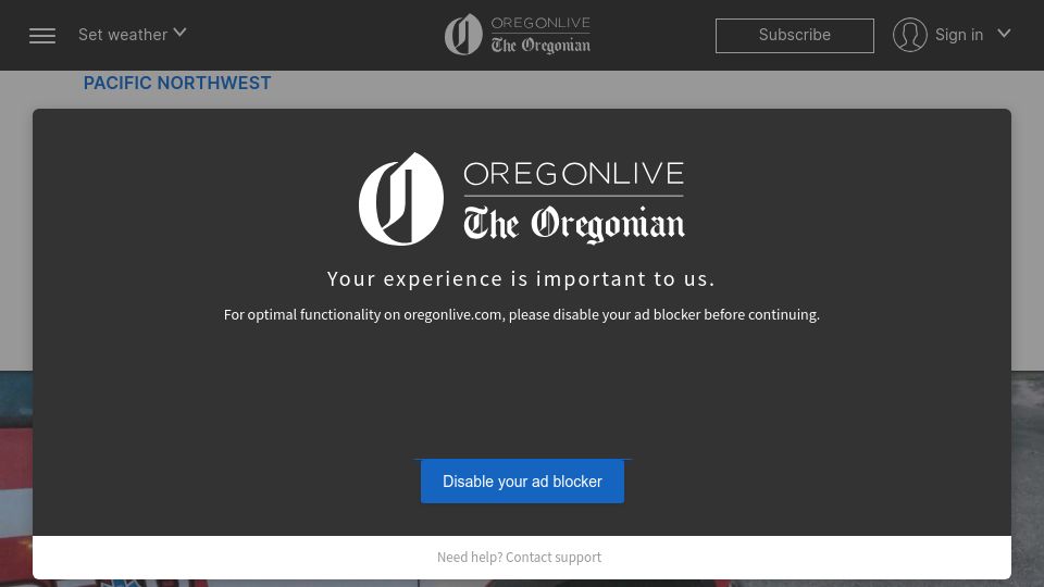 Screenshot of oregonlive.com: Ambulance hits cyclist, rushes him to hospital, then sticks him with $1,800 bill