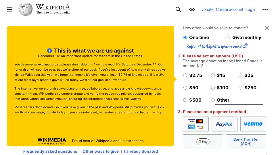 Screenshot of en.wikipedia.org: White House Reconstruction