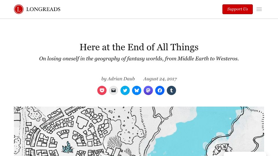 Screenshot of longreads.com: Here at the End of All Things (2017)