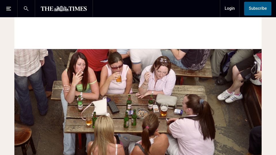 Screenshot of thetimes.com: Conversations are better with four people