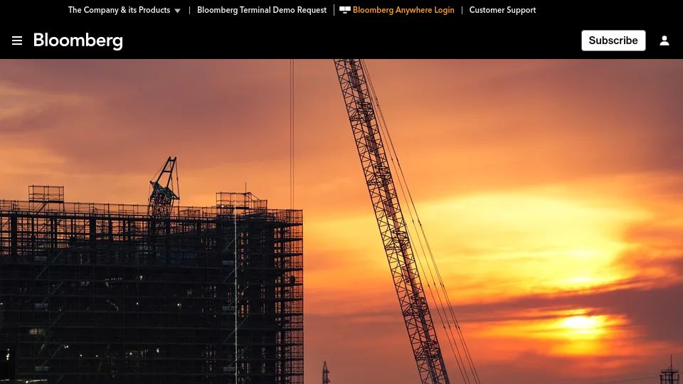 Screenshot of bloomberg.com: Chip Cities Rise in Japan's Fields of Dreams