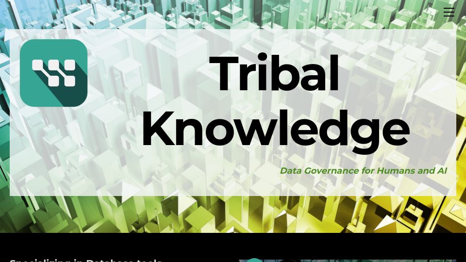 Screenshot of tribalknowledge.tech: Show HN: SQL Simulator – Create Subsetted Databases in Docker or K8s