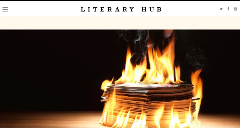 Screenshot of lithub.com: Scathing book reviews of 2024