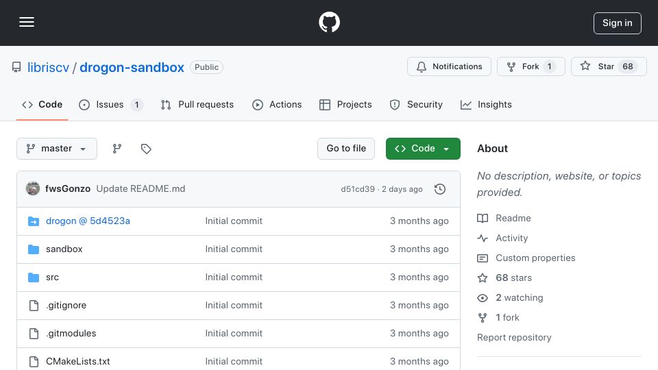 Screenshot of github.com: Show HN: Ephemeral VMs in 1 Microsecond