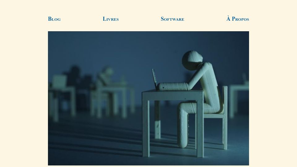 Screenshot of ploum.net: My Colleague Julius