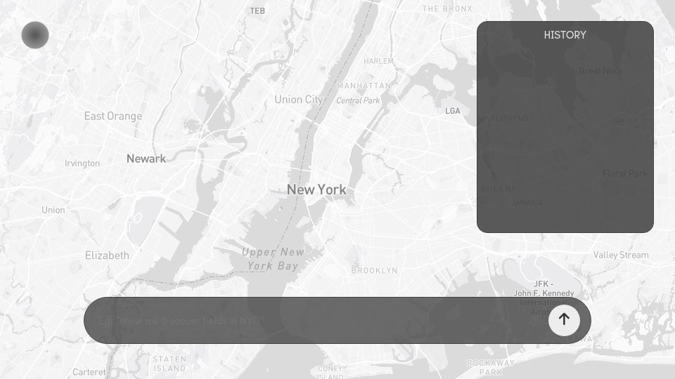 Screenshot of godview.ai: Show HN: Map with an LLM