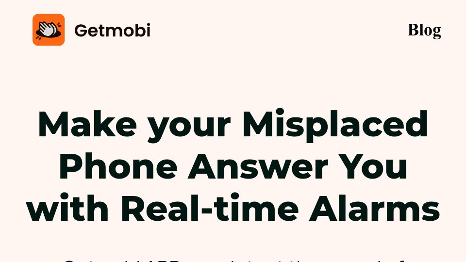 Screenshot of getmobi.ai: Clap to Find My Phone App