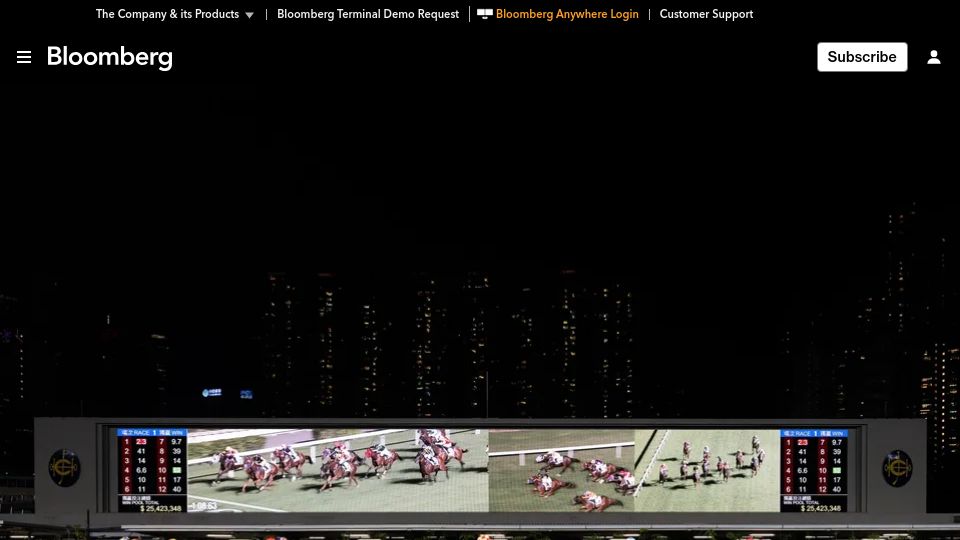 Screenshot of bloomberg.com: The Gambler Who Cracked the Horse-Racing Code (2018)