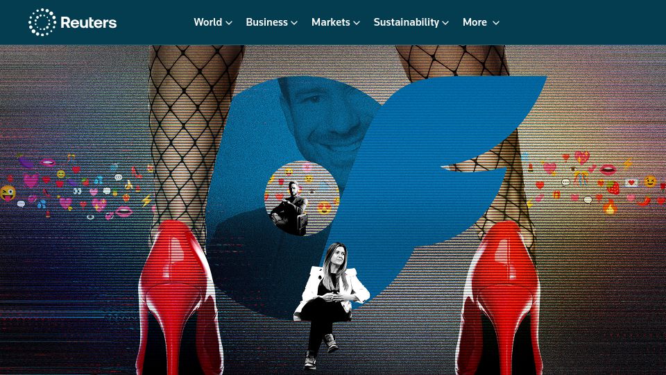 Screenshot of reuters.com: OnlyFans turned into an empire bent on redefining porn